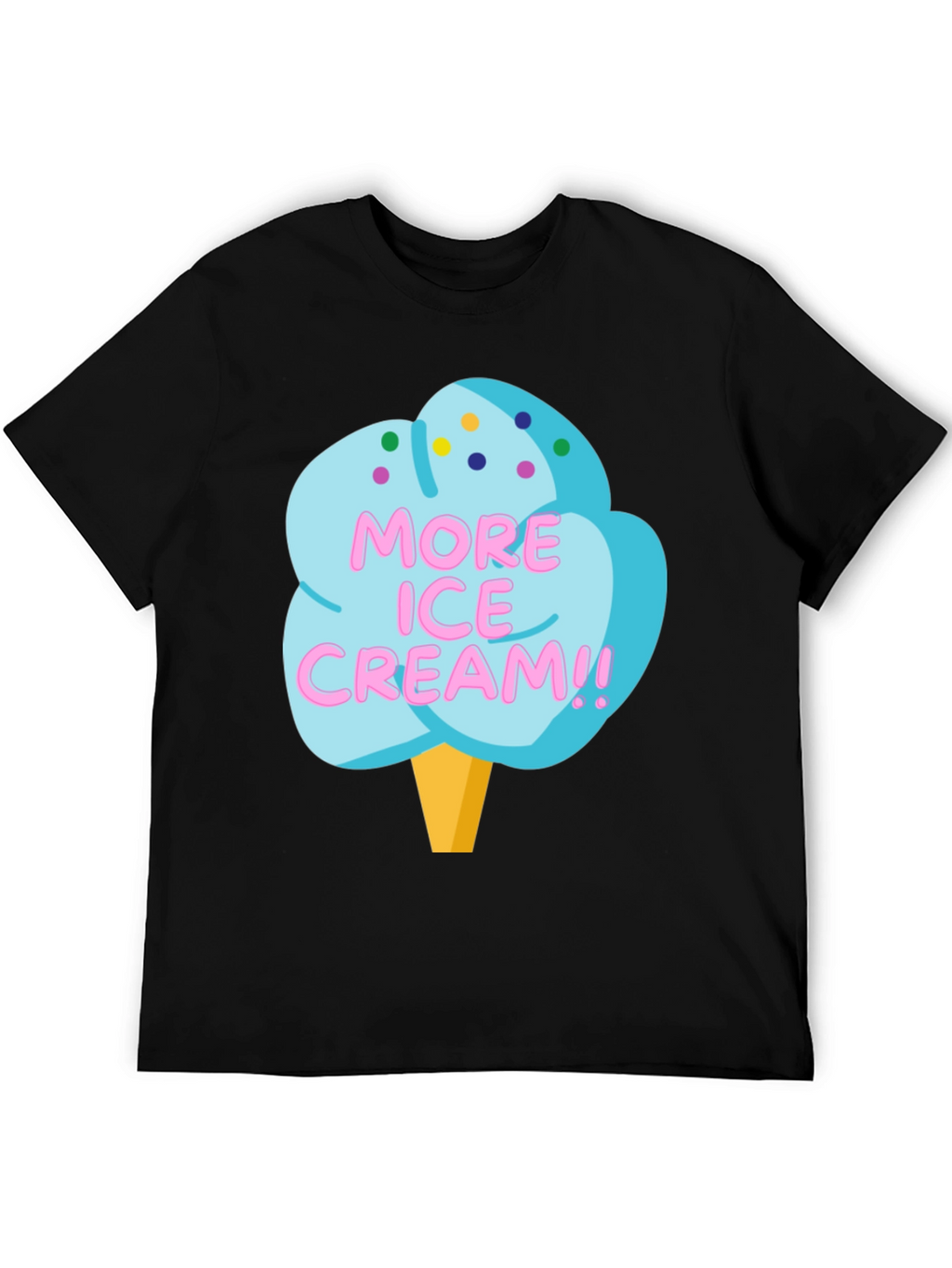 More Ice Cream Graphic T-Shirt