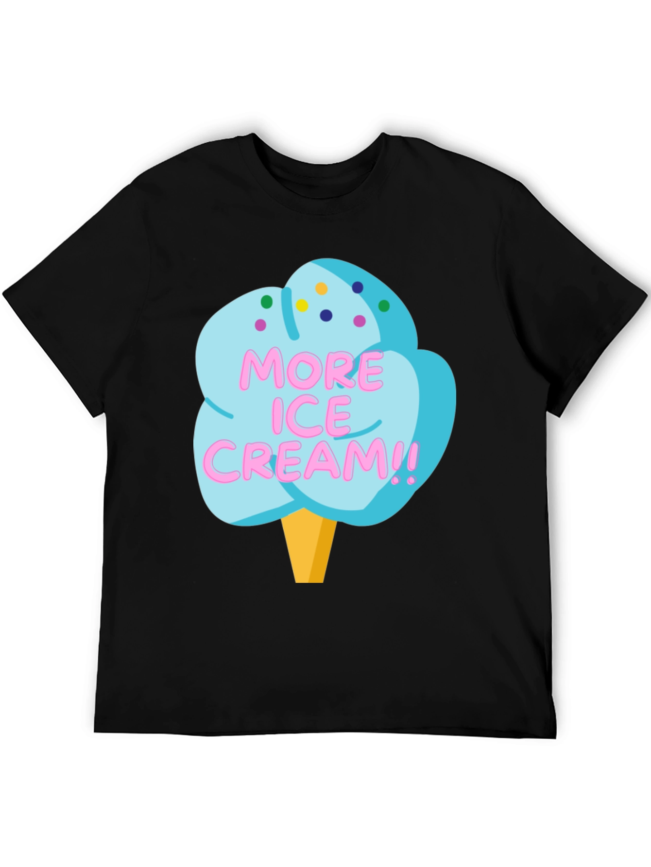 More Ice Cream Graphic T-Shirt