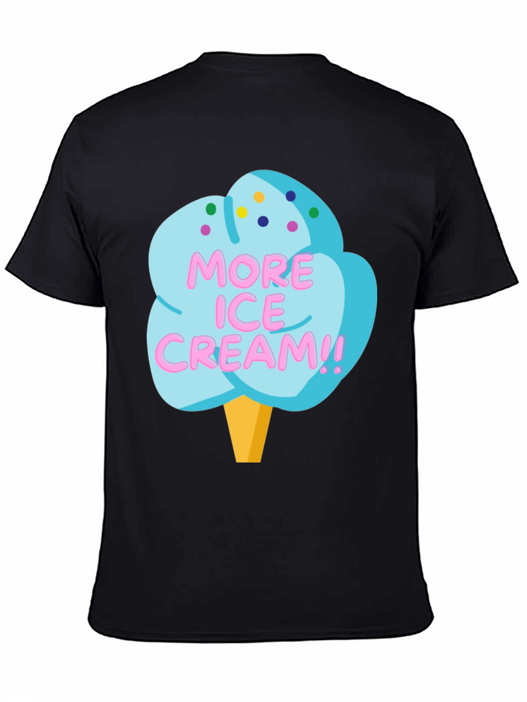 More Ice Cream Graphic T-Shirt