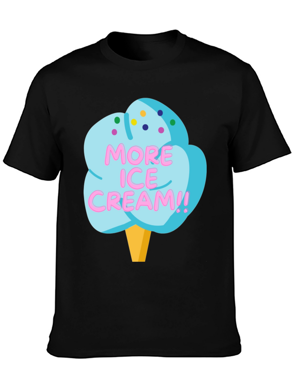 More Ice Cream Graphic T-Shirt