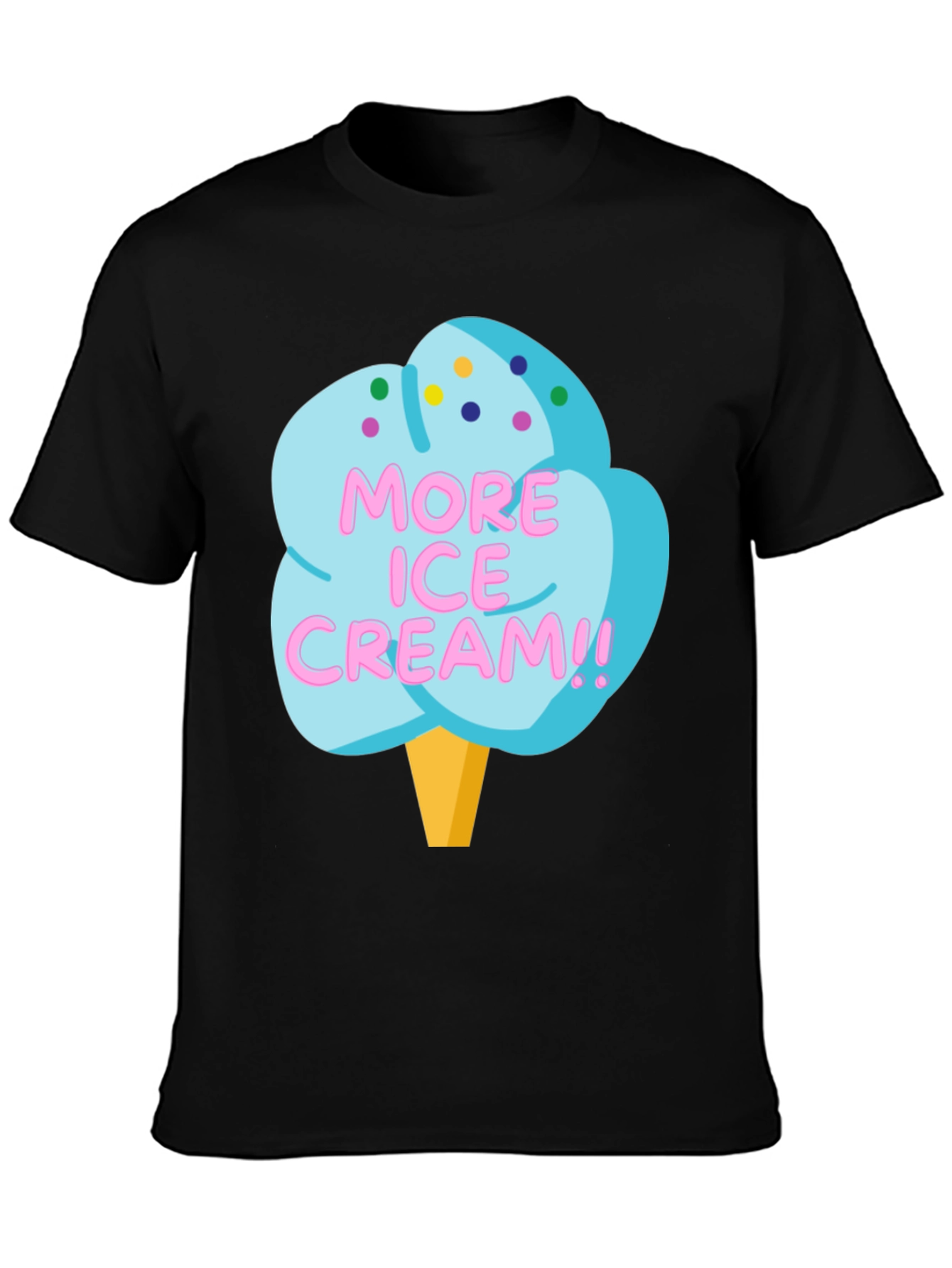 More Ice Cream Graphic T-Shirt