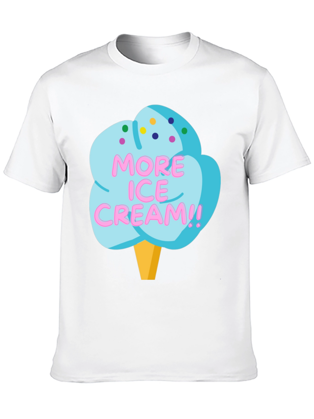 More Ice Cream Graphic T-Shirt