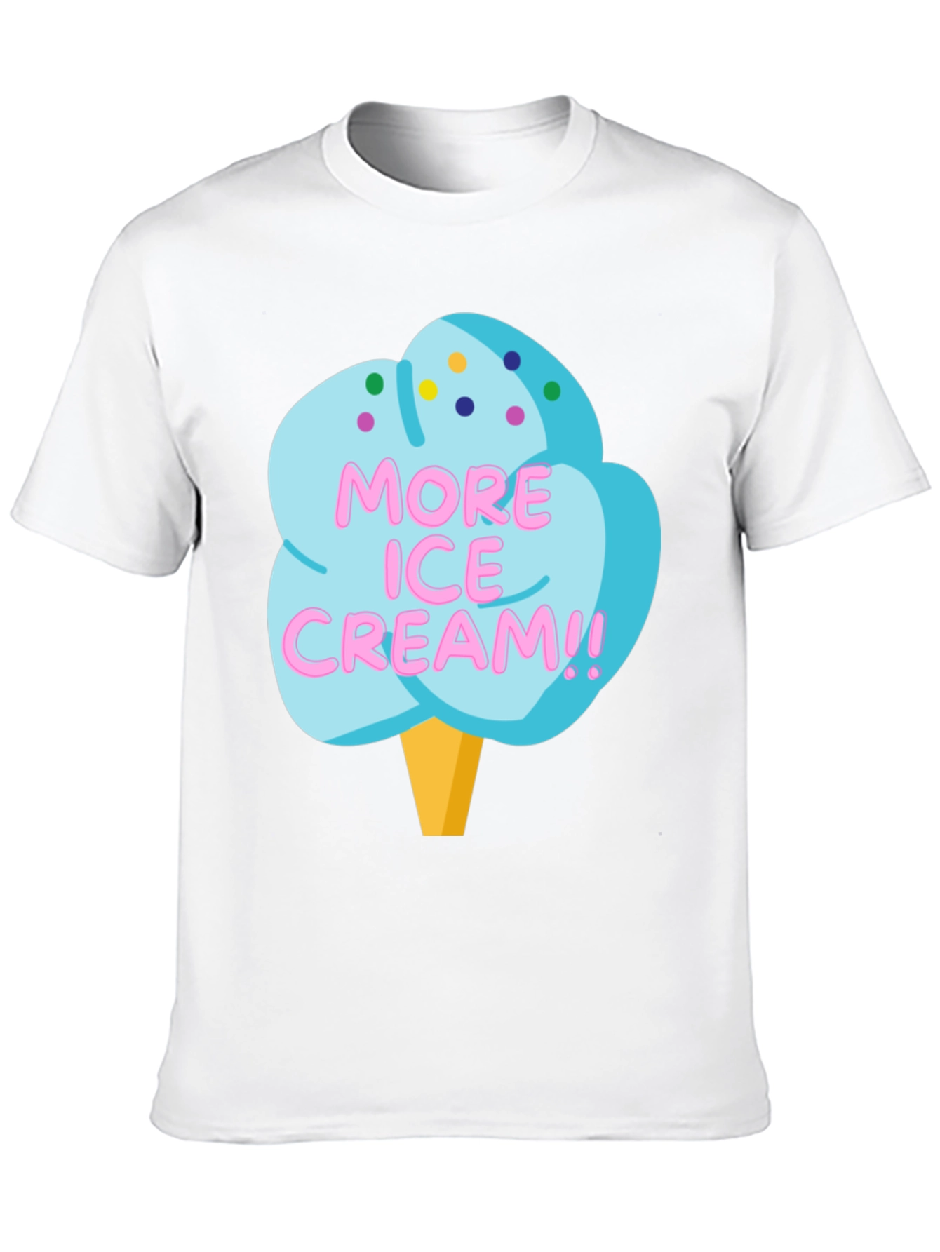 More Ice Cream Graphic T-Shirt