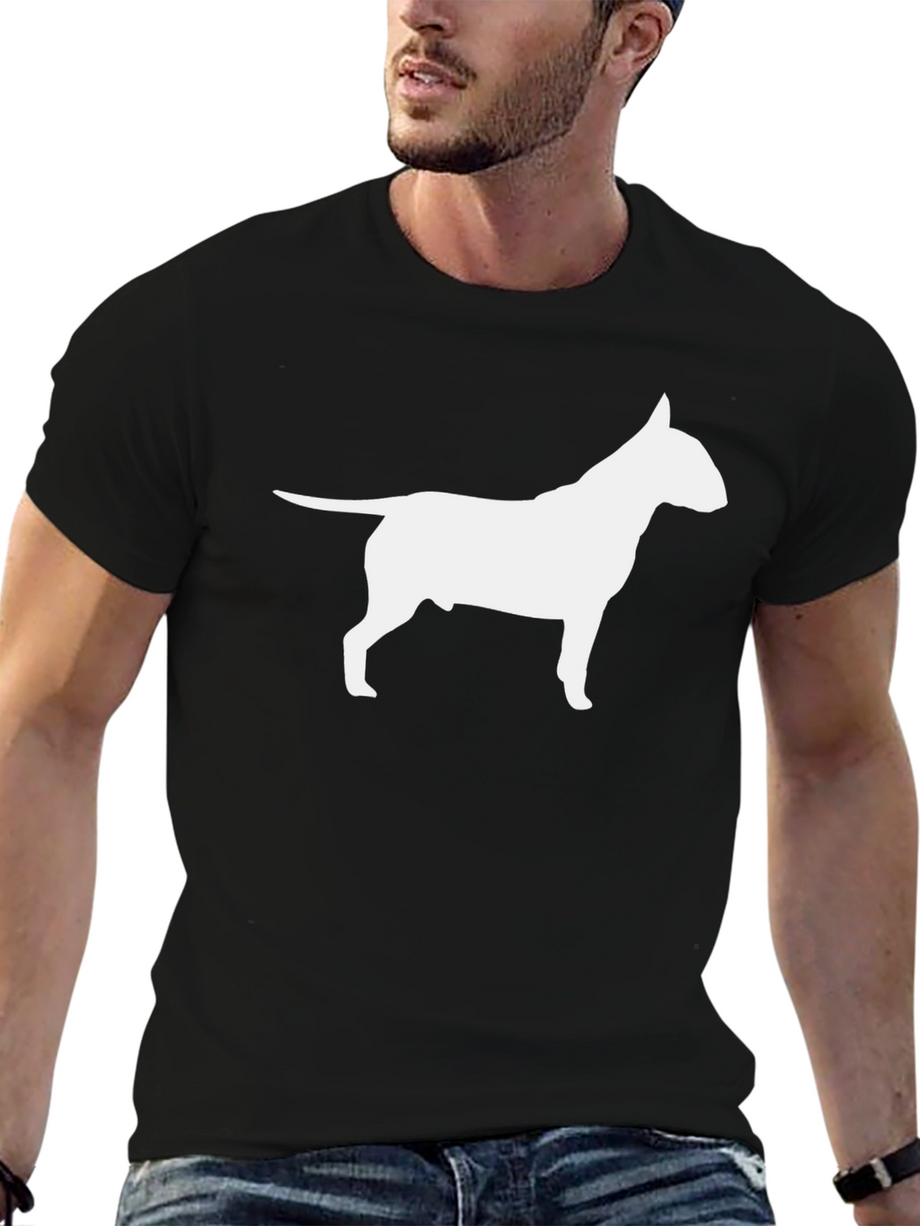 Bull Terrier Silhouette T-Shirt