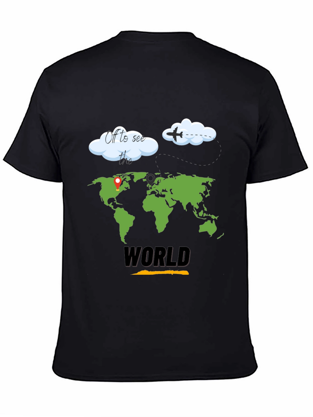 World Travel T-Shirt - Adventure Awaits!