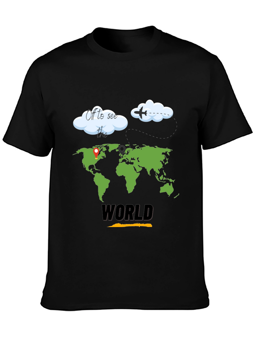 World Travel T-Shirt - Adventure Awaits!