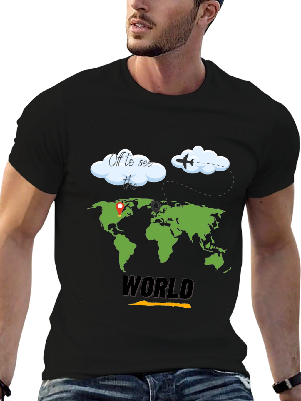 World Travel T-Shirt - Adventure Awaits!