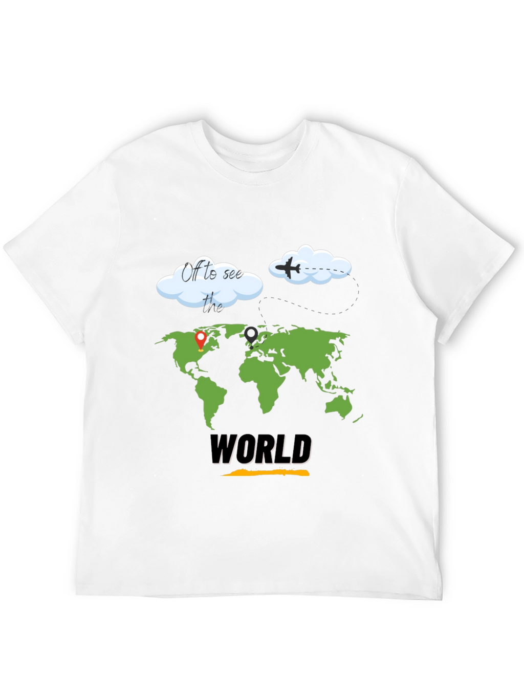 World Travel T-Shirt - Adventure Awaits!