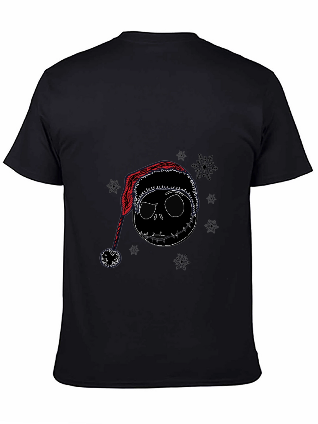 Jack Skellington Santa Hat T-Shirt