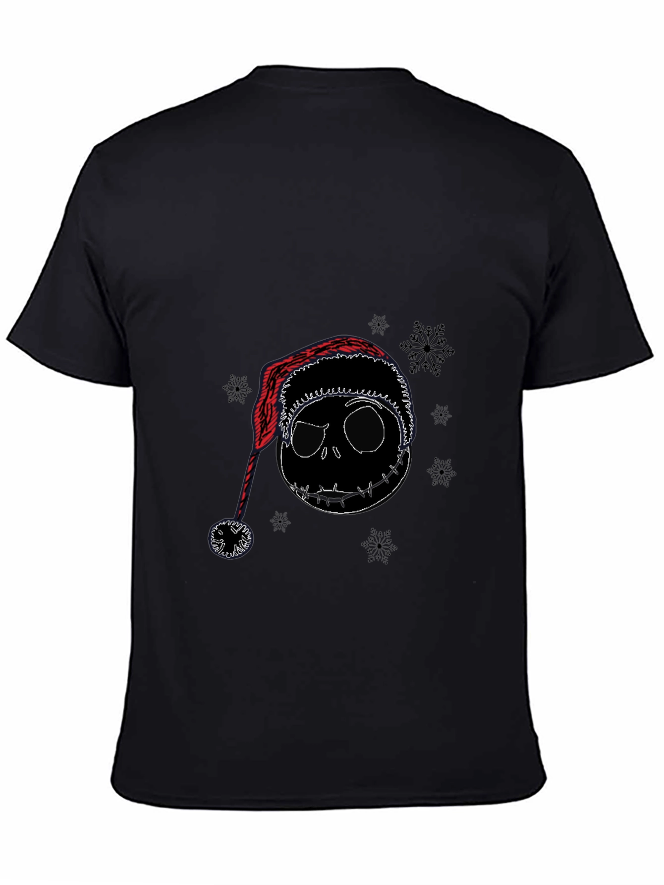 Jack Skellington Santa Hat T-Shirt