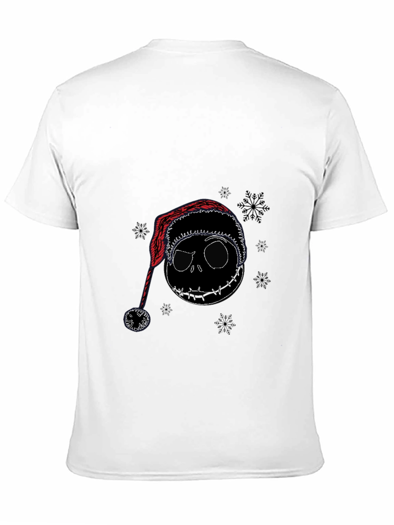 Jack Skellington Santa Hat T-Shirt