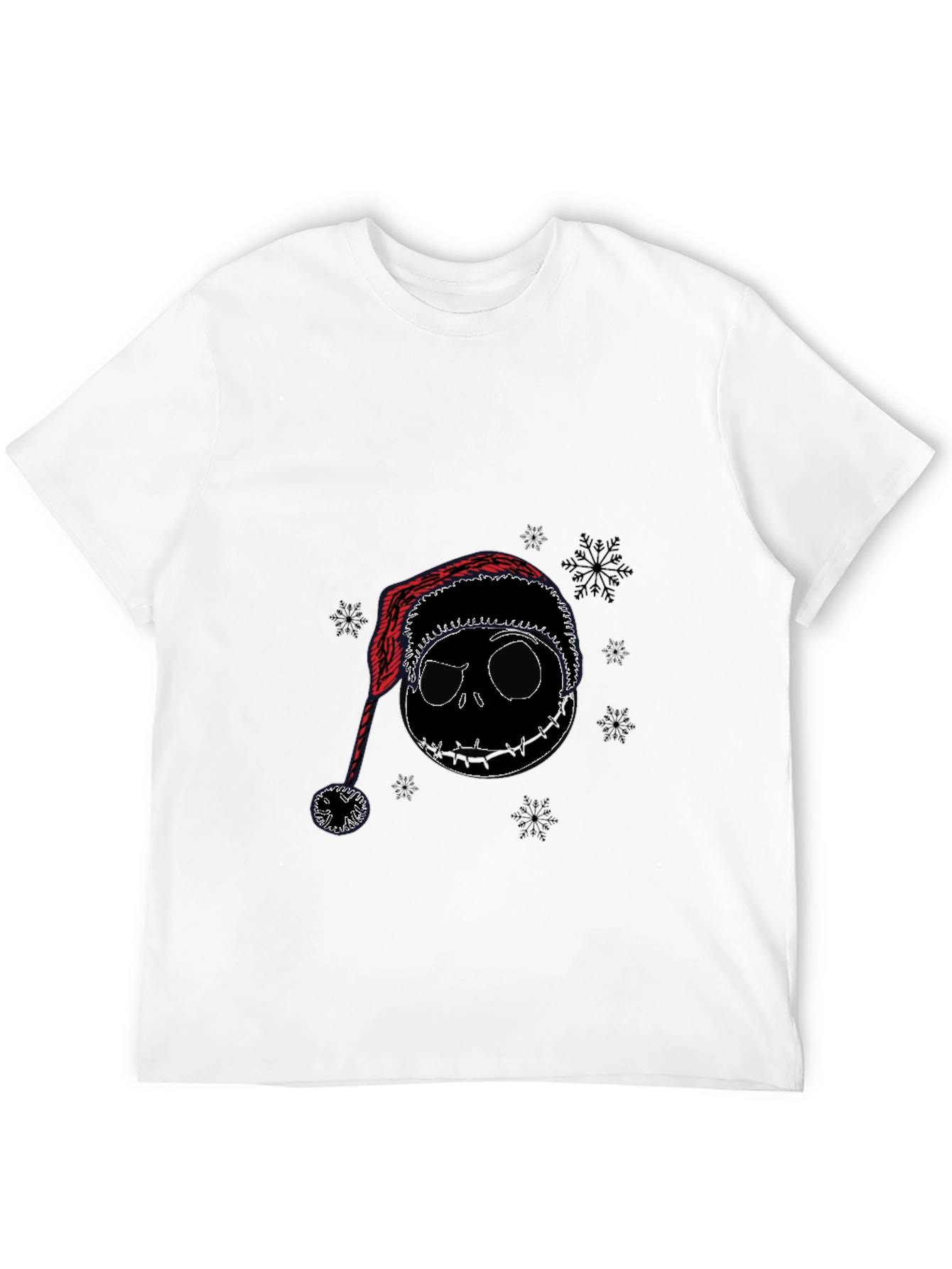 Jack Skellington Santa Hat T-Shirt