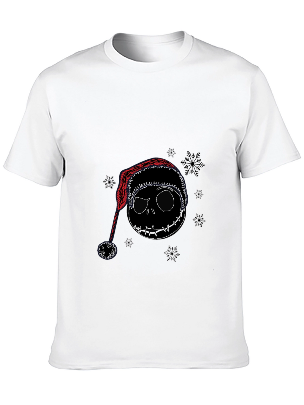 Jack Skellington Santa Hat T-Shirt