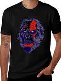 Unique Graphic Tee - Gorilla Face Design