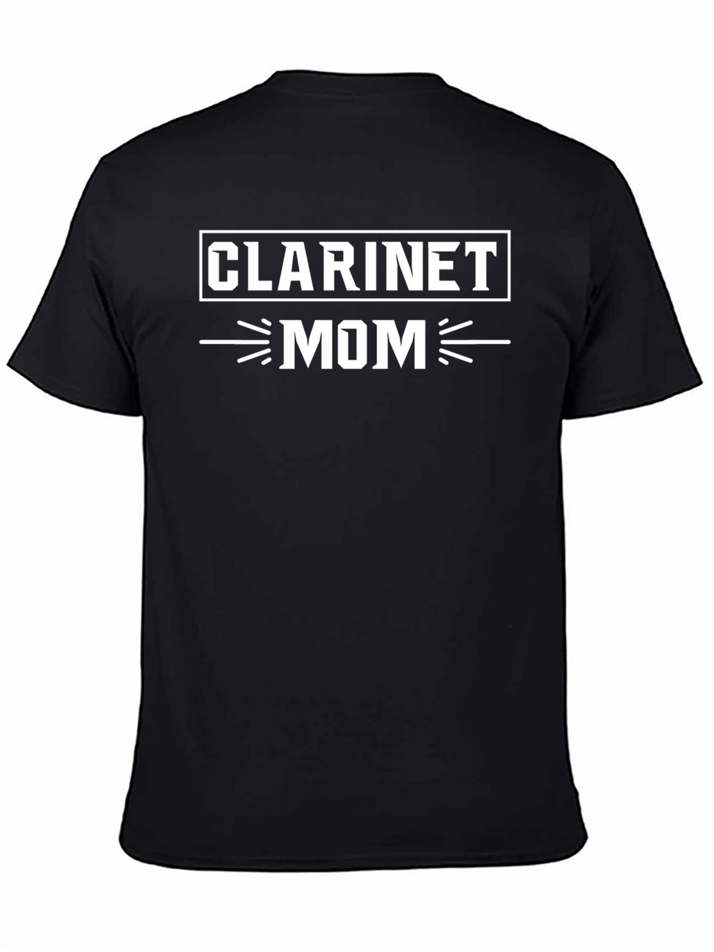 Clarinet Mom T-Shirt - Black Crew Neck