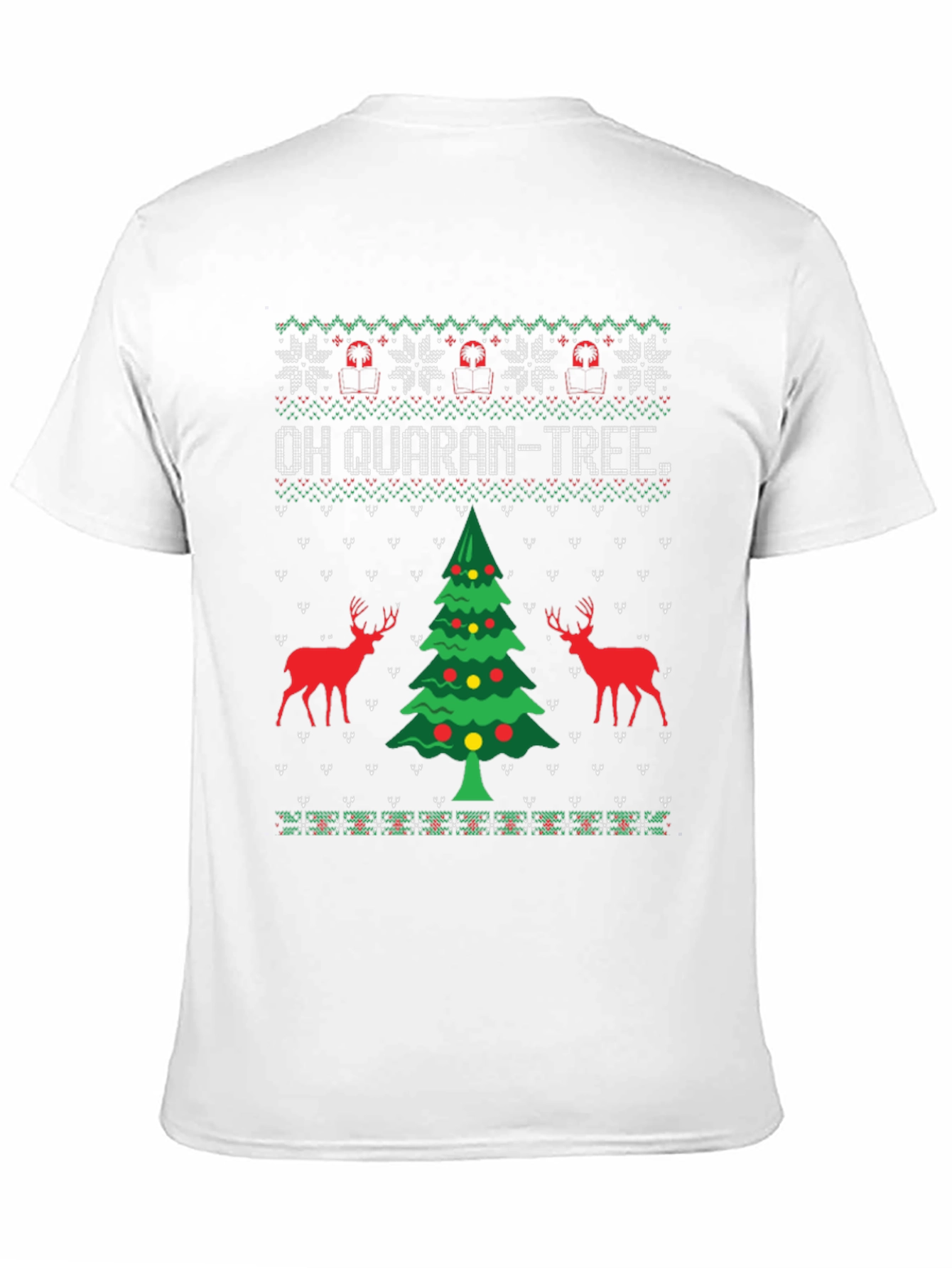 Oh Quaran-Tree Ugly Christmas Sweater T-Shirt