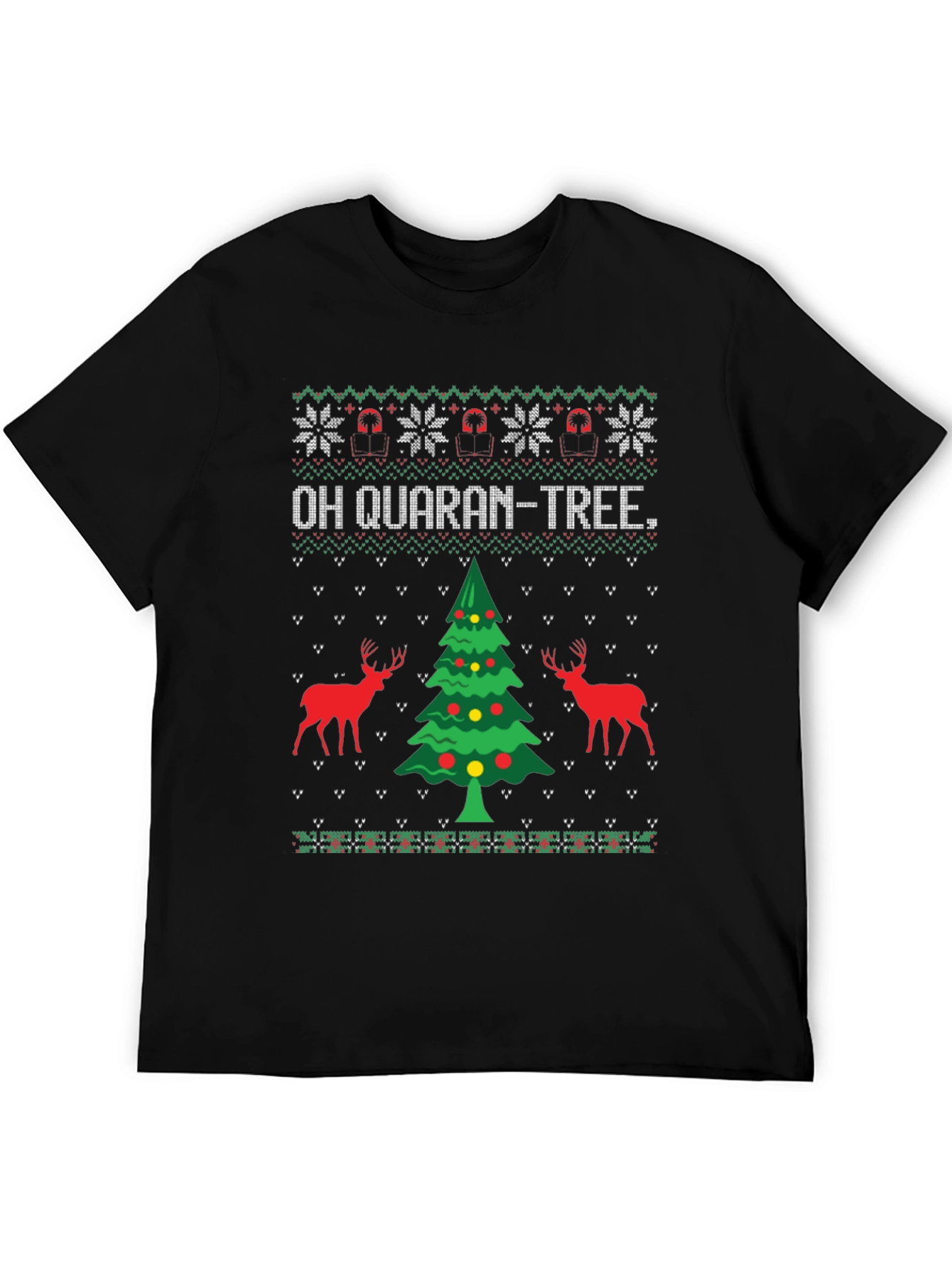 Oh Quaran-Tree Ugly Christmas Sweater T-Shirt