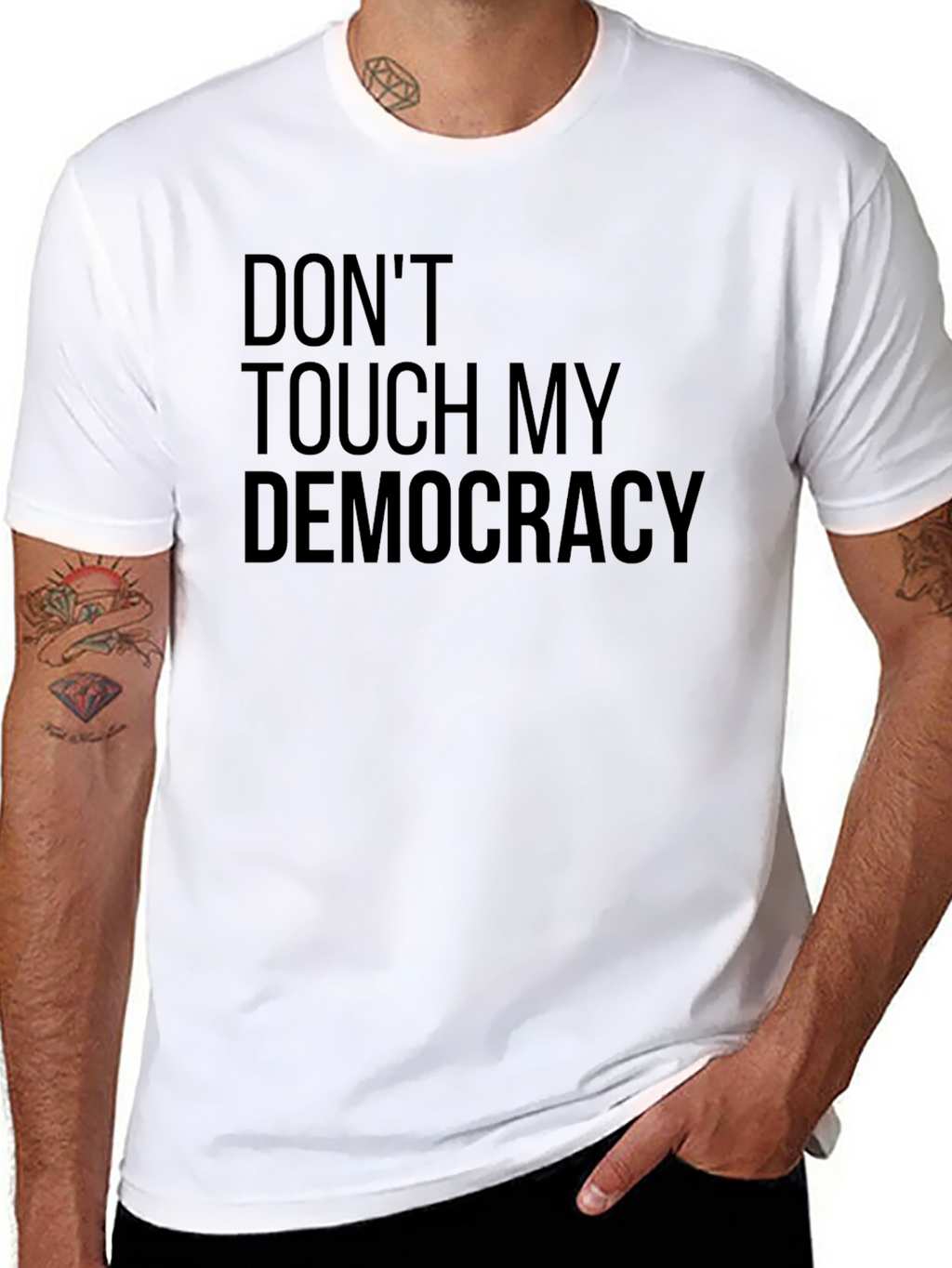 Dont Touch My Democracy Graphic Tee