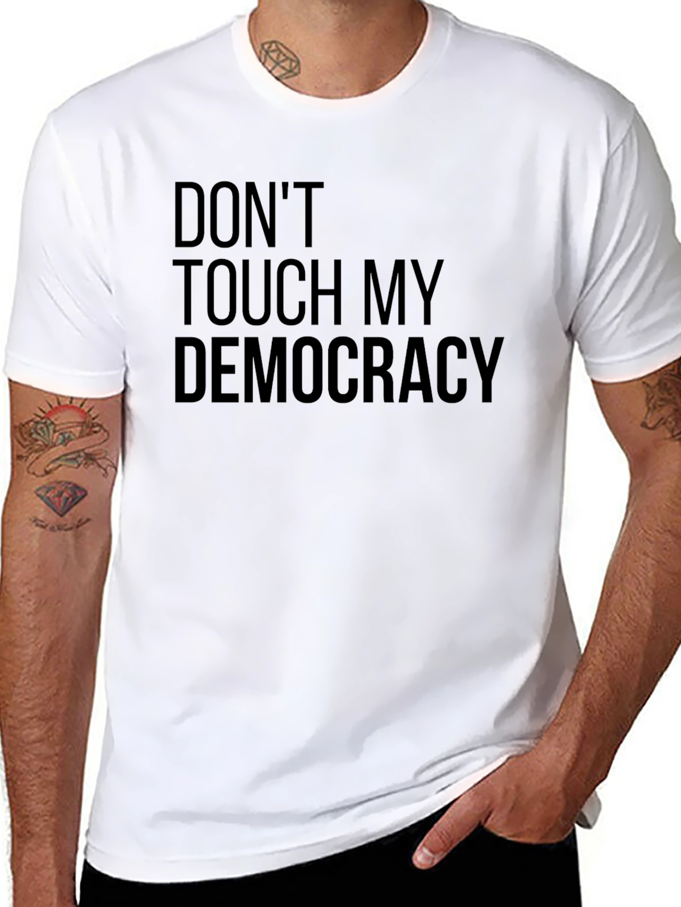 Dont Touch My Democracy Graphic Tee