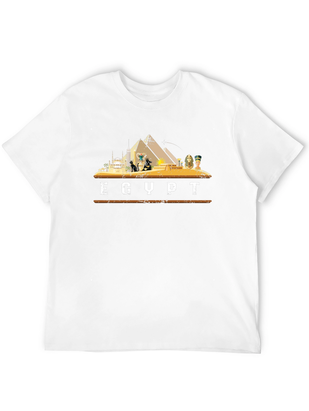 Egypt Graphic T-Shirt Black Cotton Tee