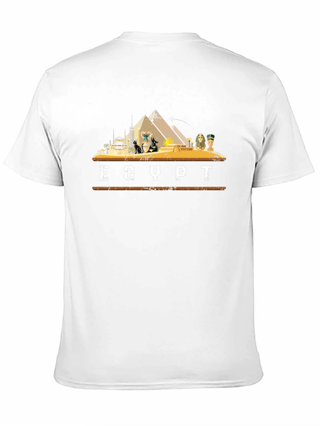 Egypt Graphic T-Shirt Black Cotton Tee