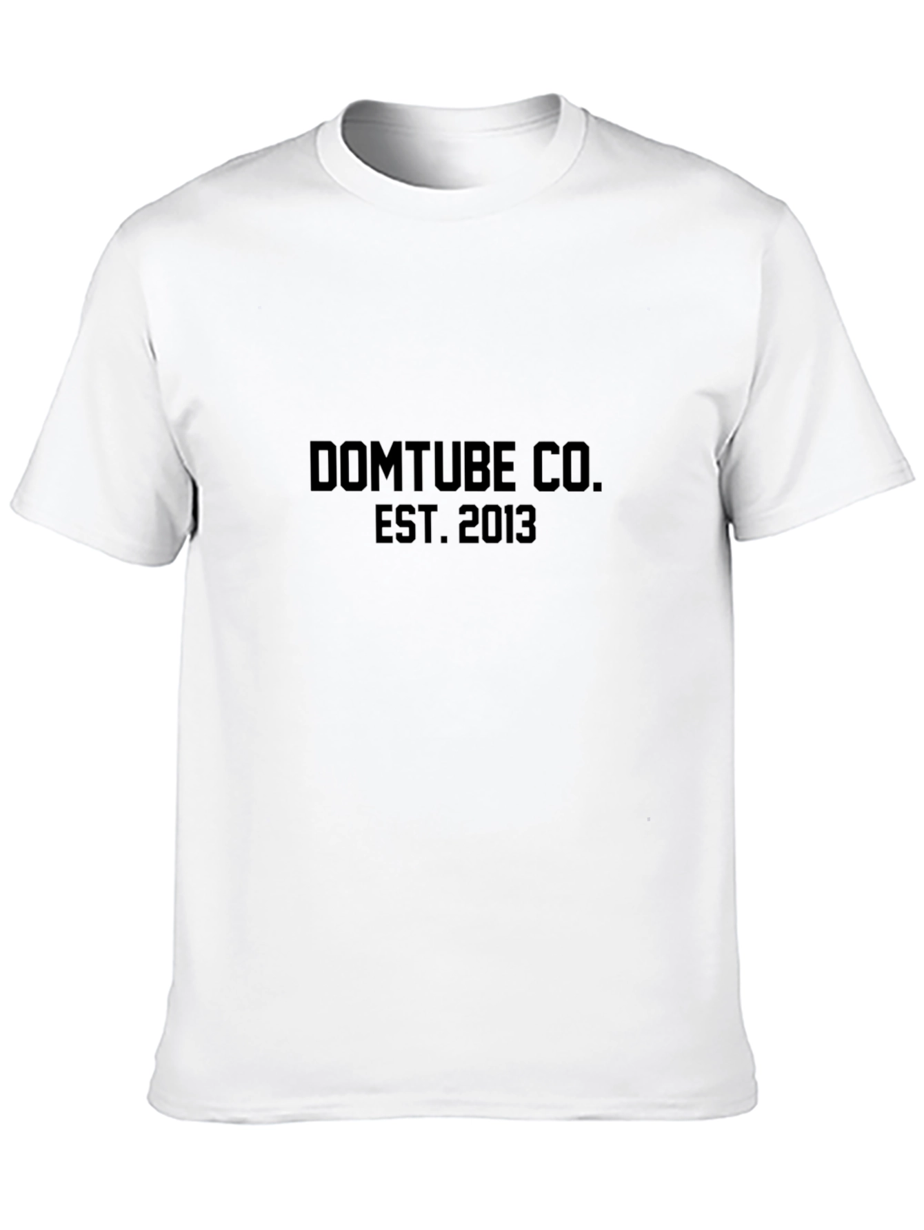Domtube Co. Est. 2013 Black T-Shirt