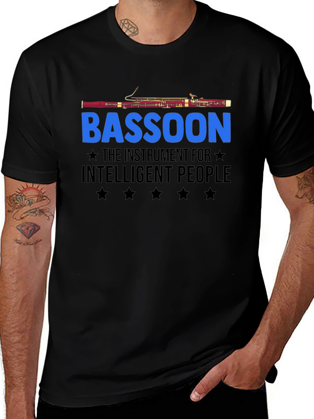 Bassoon Instrument Intelligent People T-Shirt