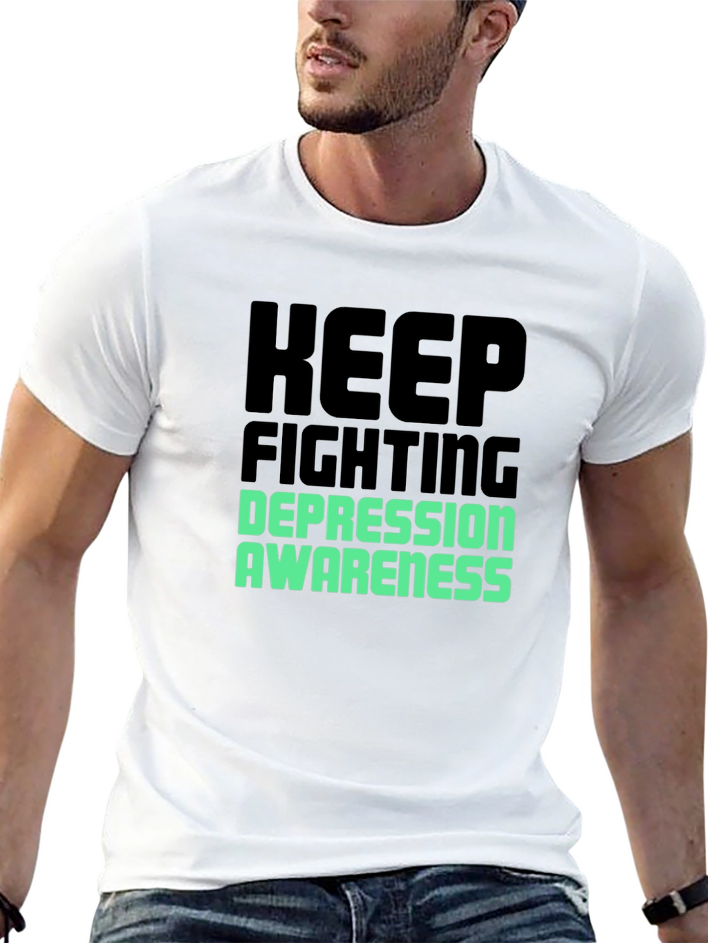 Keep Fighting Depression Awareness T-Shirt