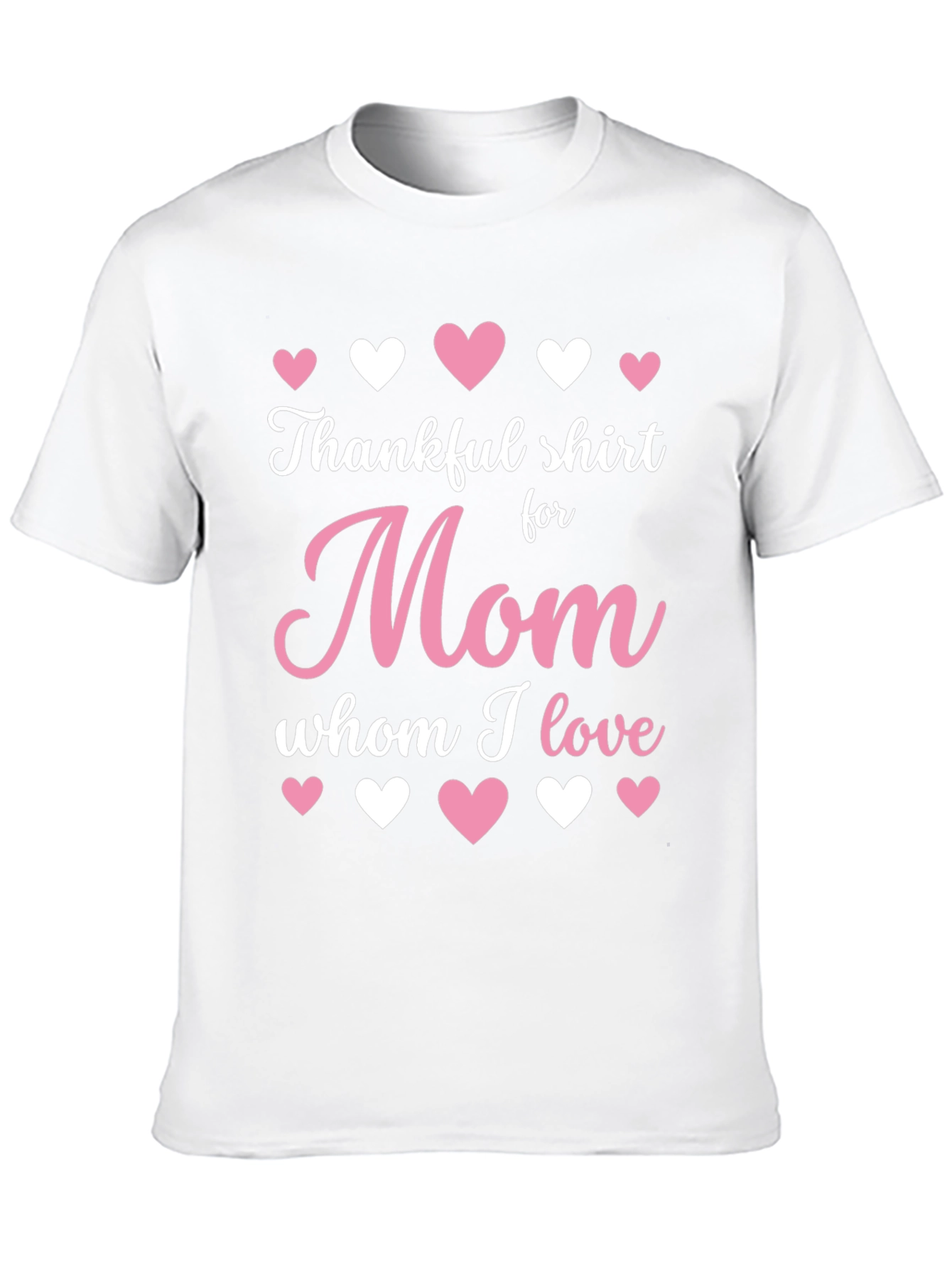 Thankful Shirt for Mom - Heart Design