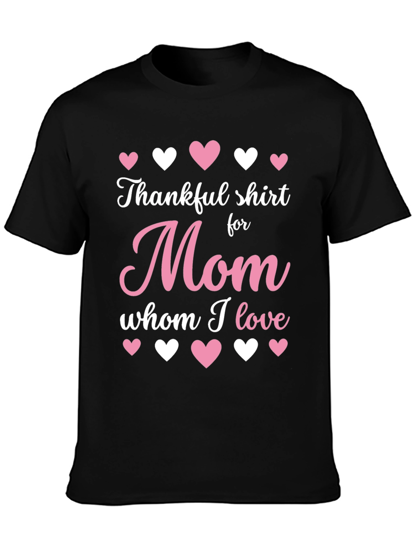 Thankful Shirt for Mom - Heart Design