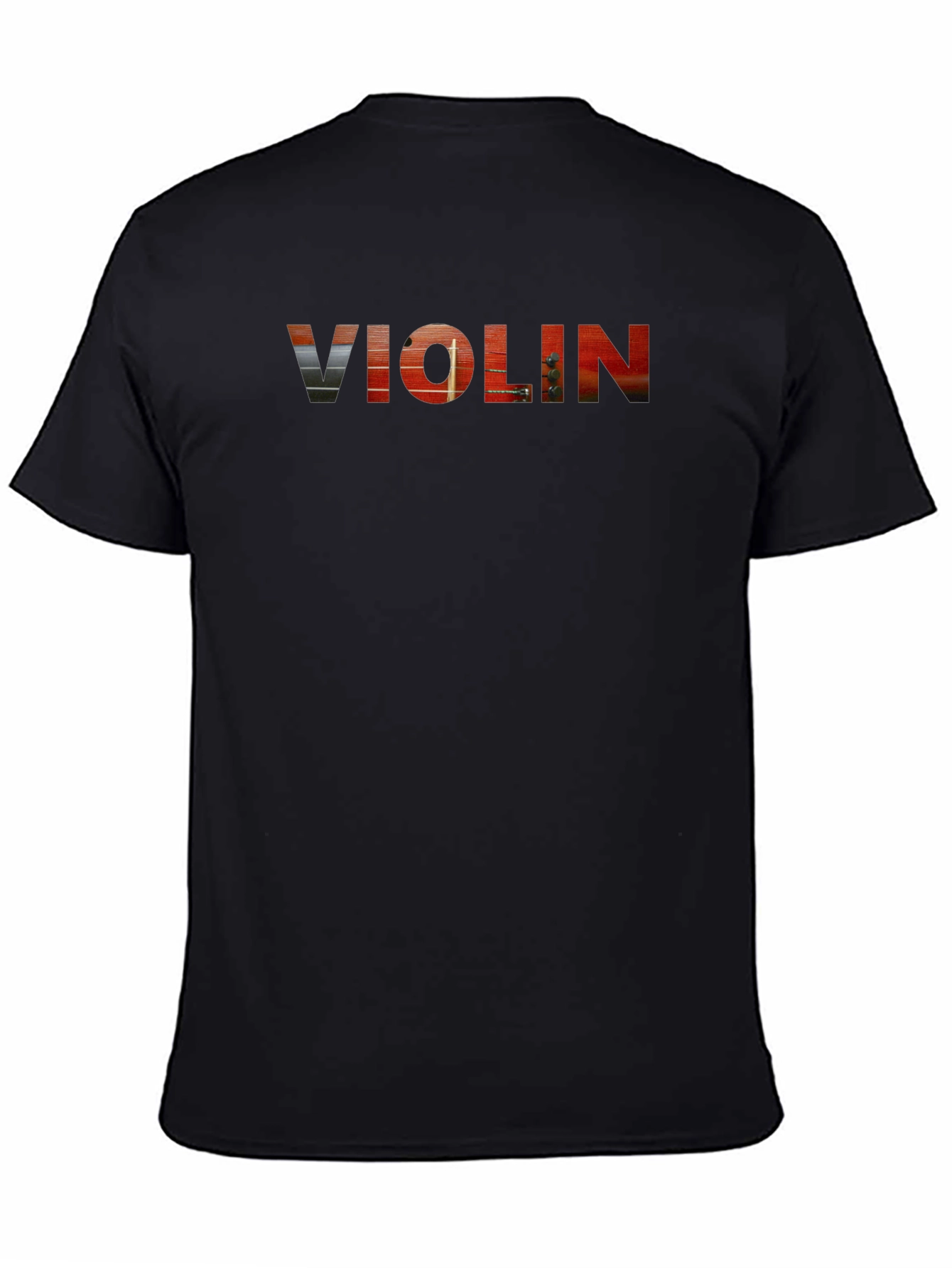 Violin Graphic Tee - Musical Instrument T-Shirt