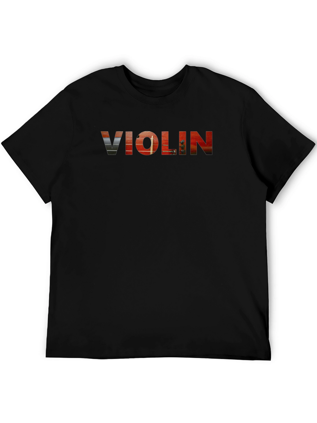 Violin Graphic Tee - Musical Instrument T-Shirt