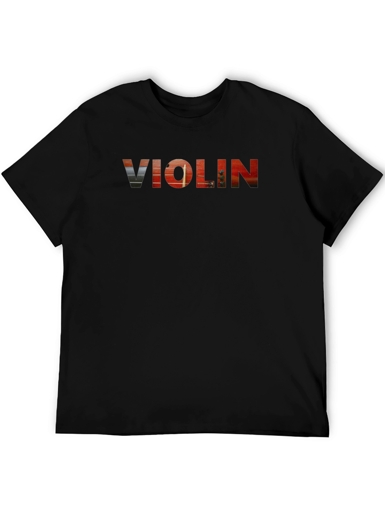 Violin Graphic Tee - Musical Instrument T-Shirt