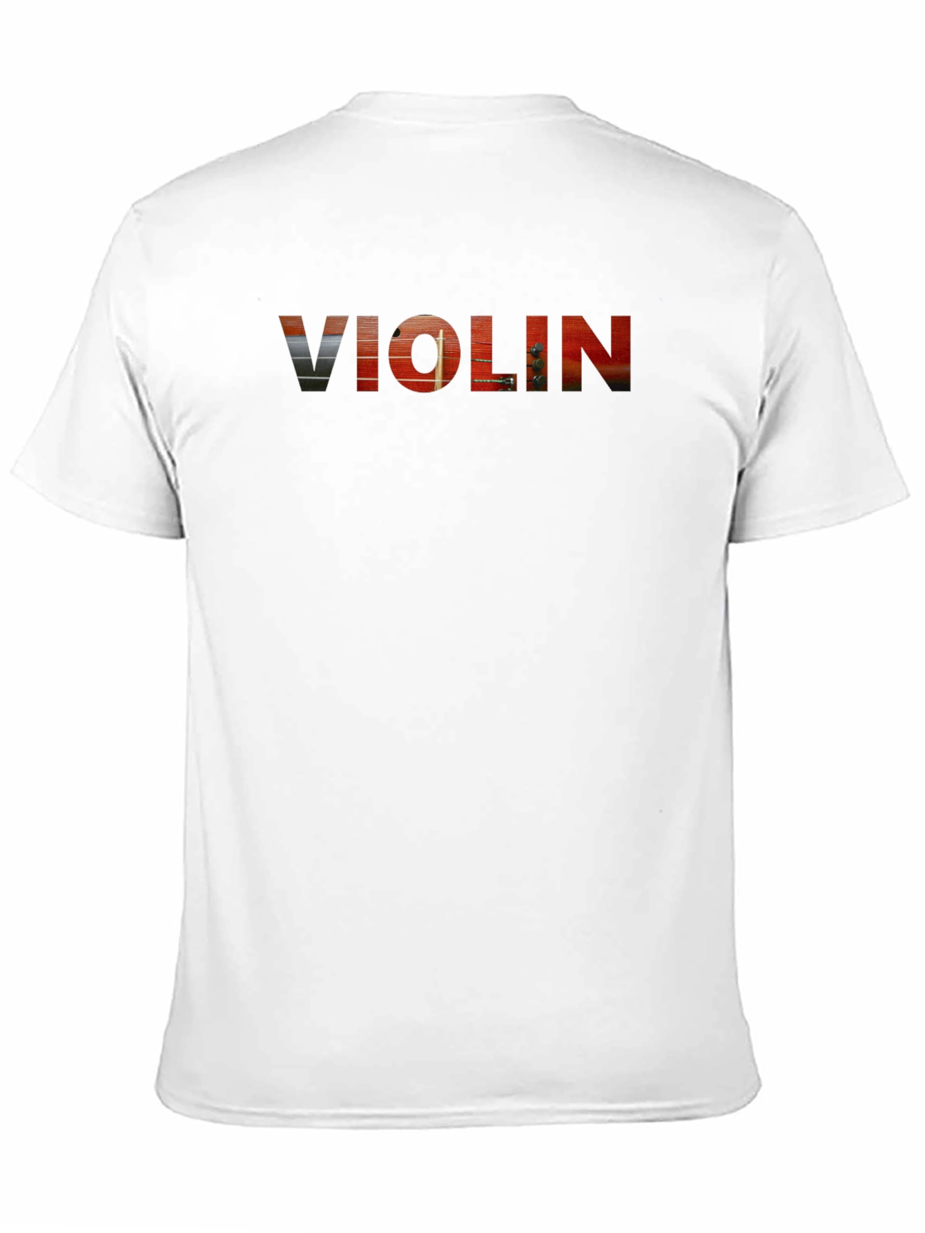 Violin Graphic Tee - Musical Instrument T-Shirt
