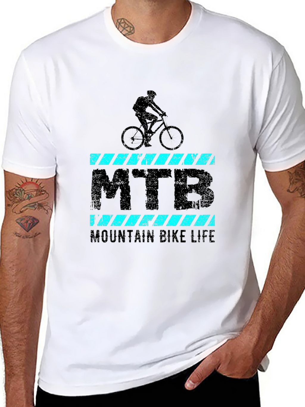 MTB Mountain Bike Life Graphic Tee