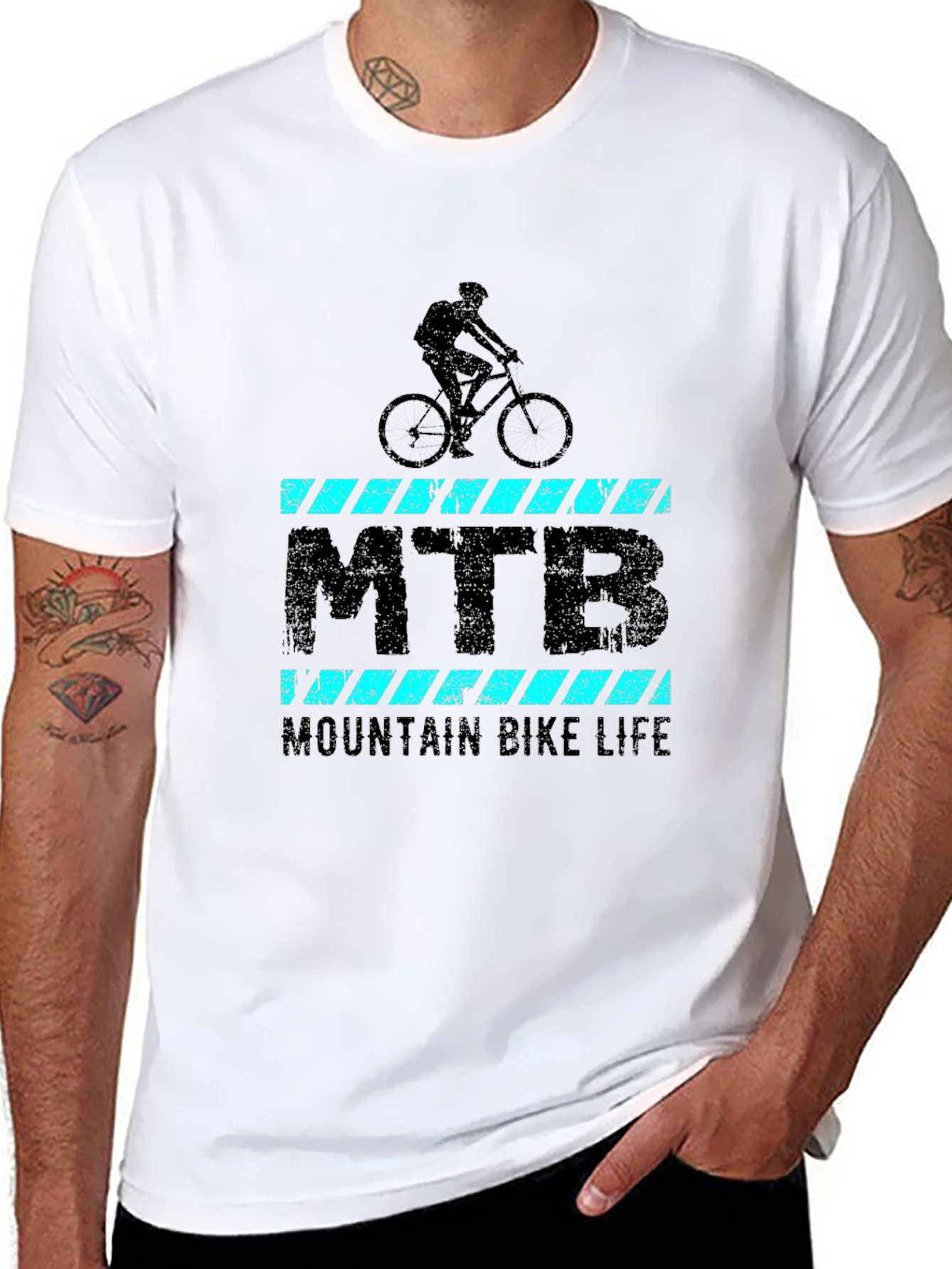 MTB Mountain Bike Life Graphic Tee