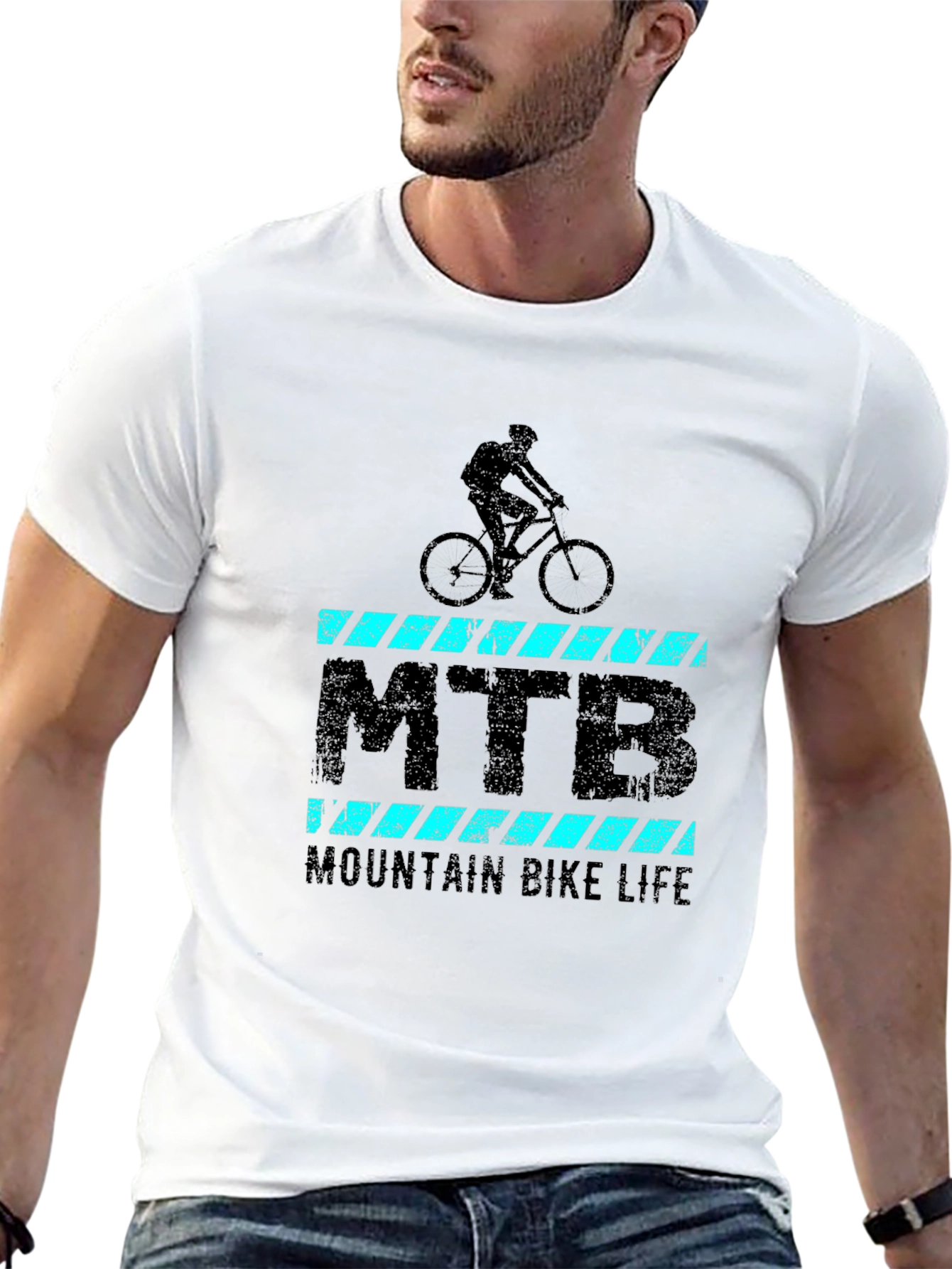 MTB Mountain Bike Life Graphic Tee