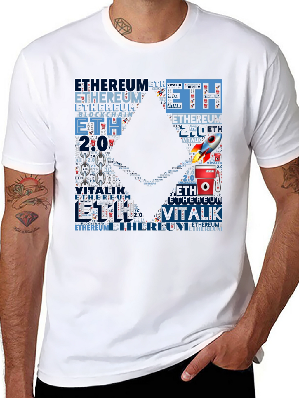 Ethereum Crypto Blockchain T-Shirt