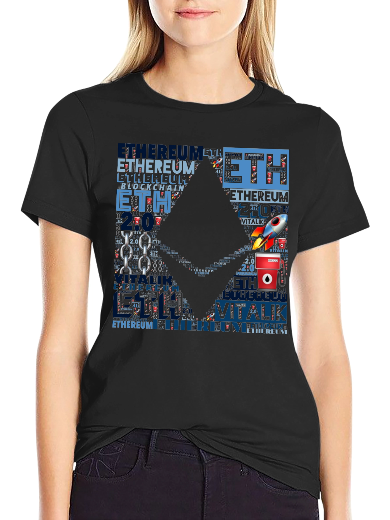 Ethereum Crypto Blockchain T-Shirt