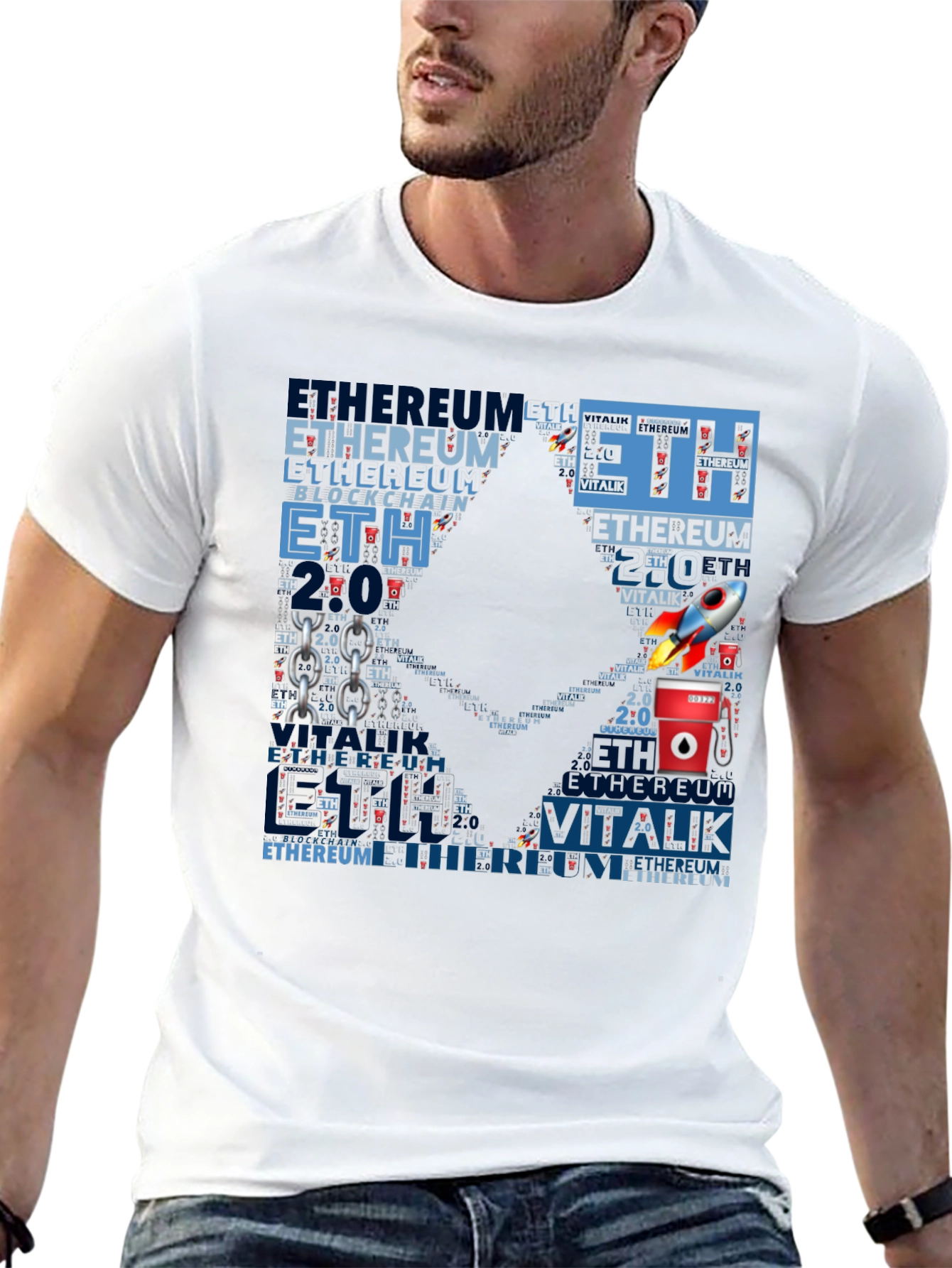 Ethereum Crypto Blockchain T-Shirt