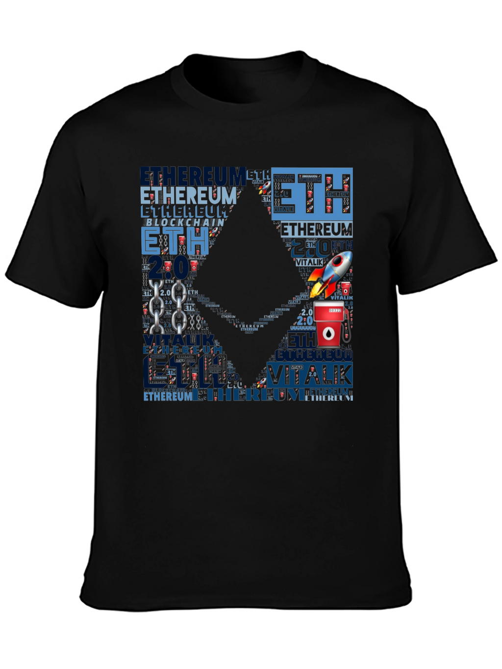 Ethereum Crypto Blockchain T-Shirt