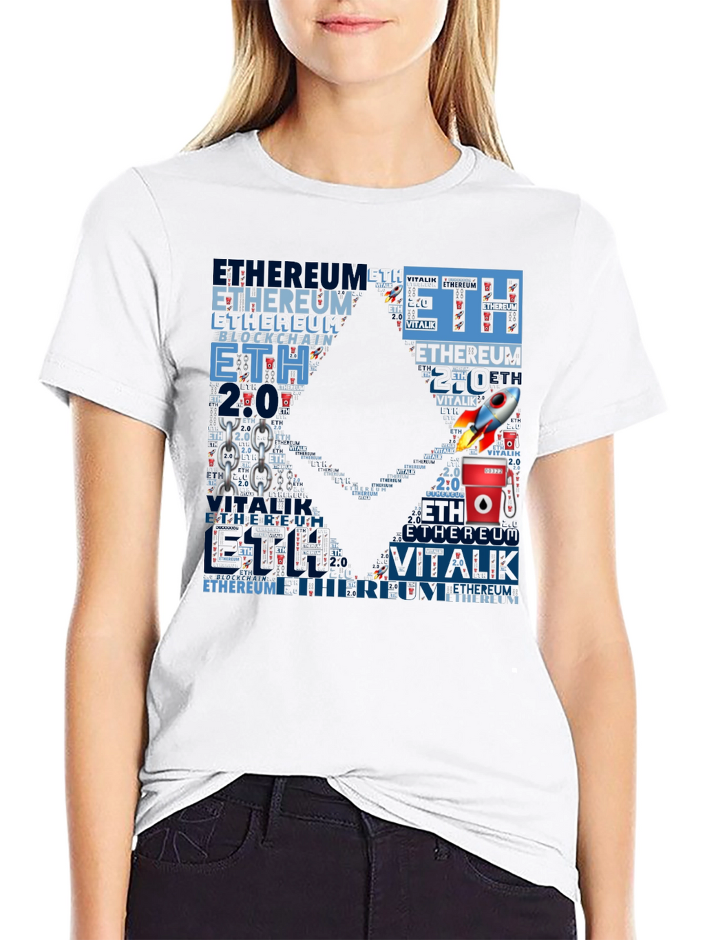 Ethereum Crypto Blockchain T-Shirt