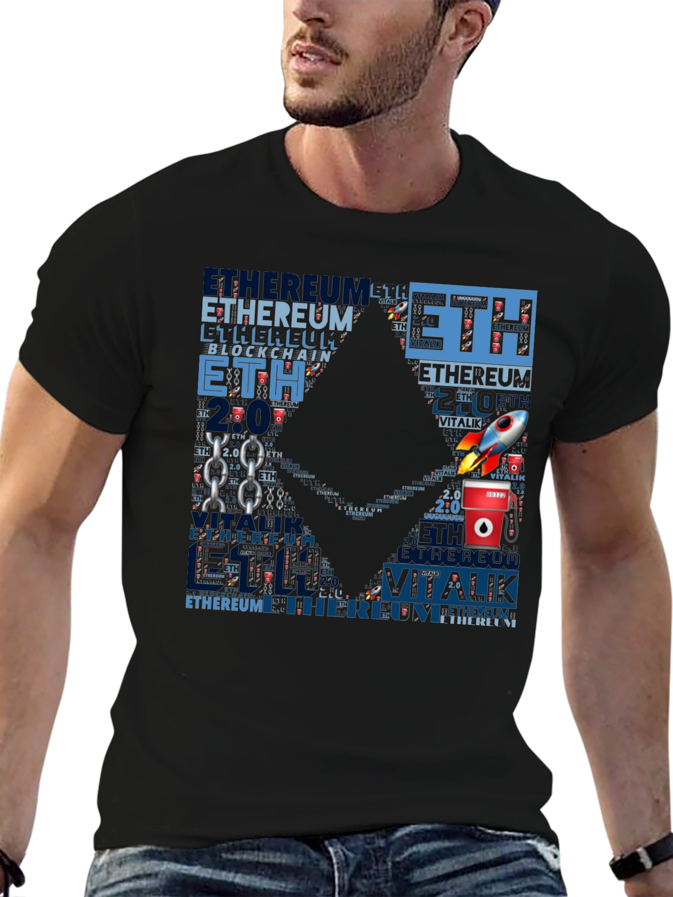 Ethereum Crypto Blockchain T-Shirt