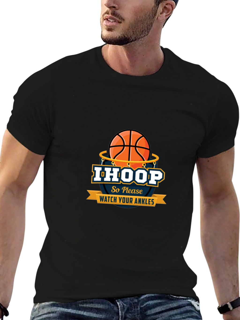 I Hoop So Please Watch Your Ankles Graphic T-Shirt