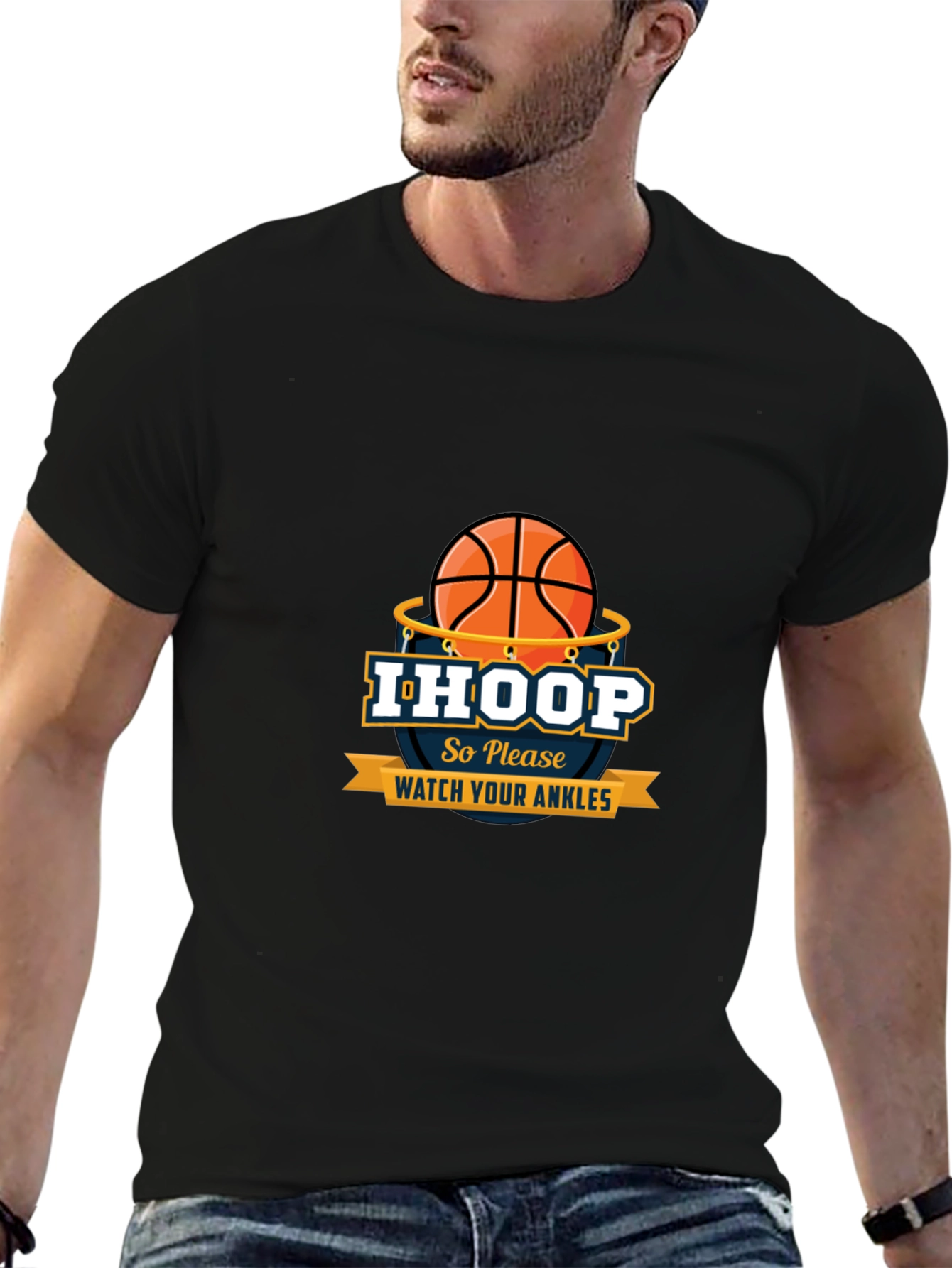 I Hoop So Please Watch Your Ankles Graphic T-Shirt