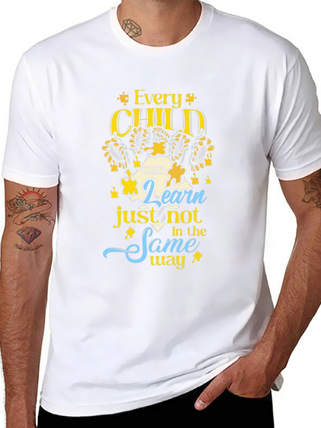 Autism Awareness T-Shirt - Every Child Can Learn
