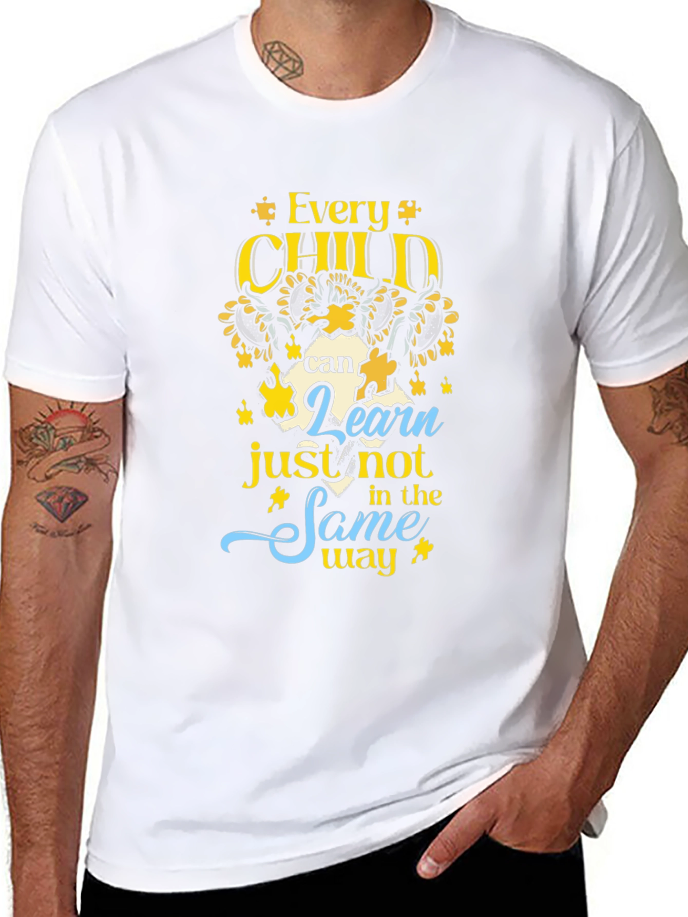 Autism Awareness T-Shirt - Every Child Can Learn