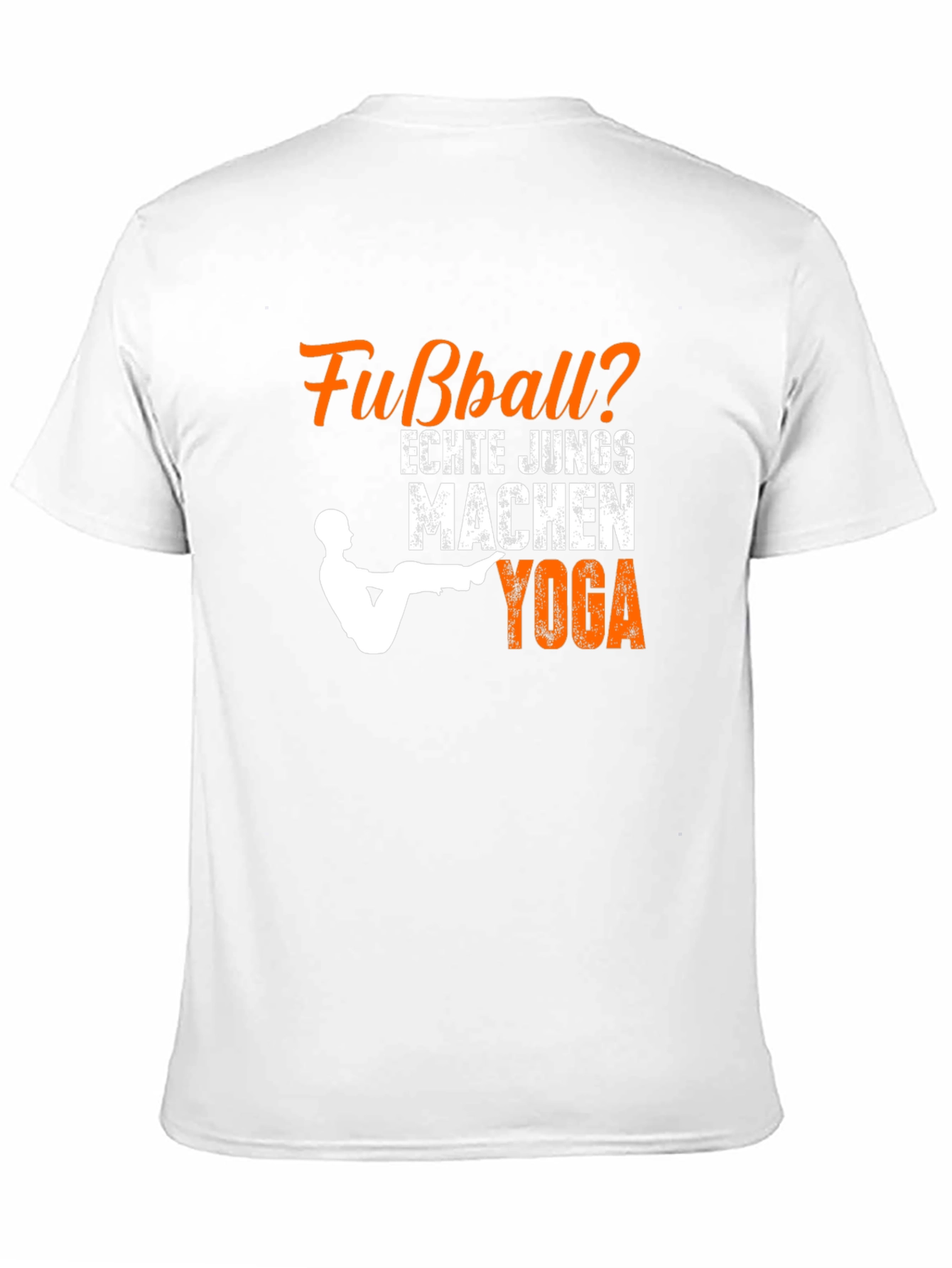 Funny Fußball? Echte Jungs Machen Yoga T-Shirt