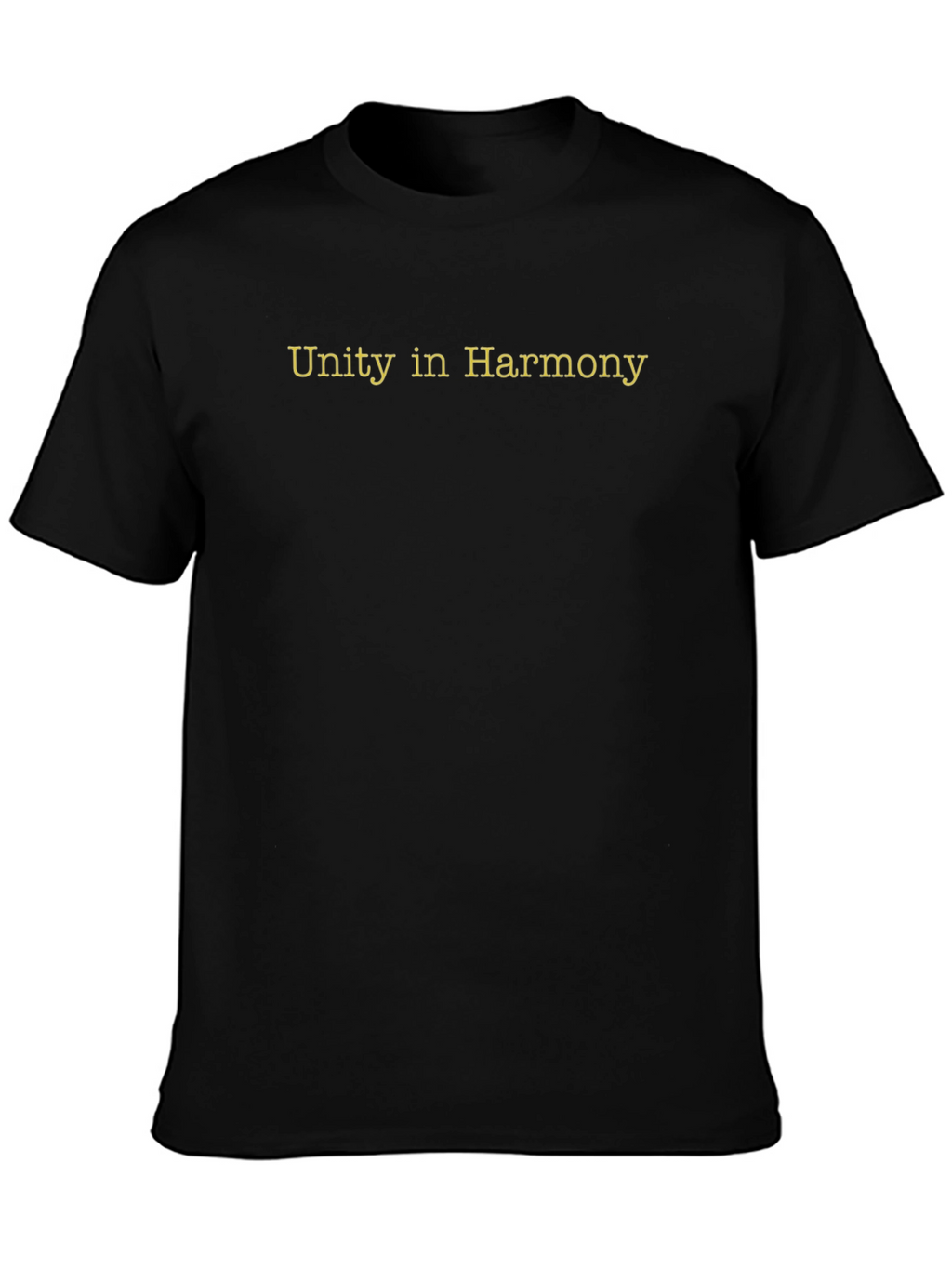 Unity in Harmony Black T-Shirt