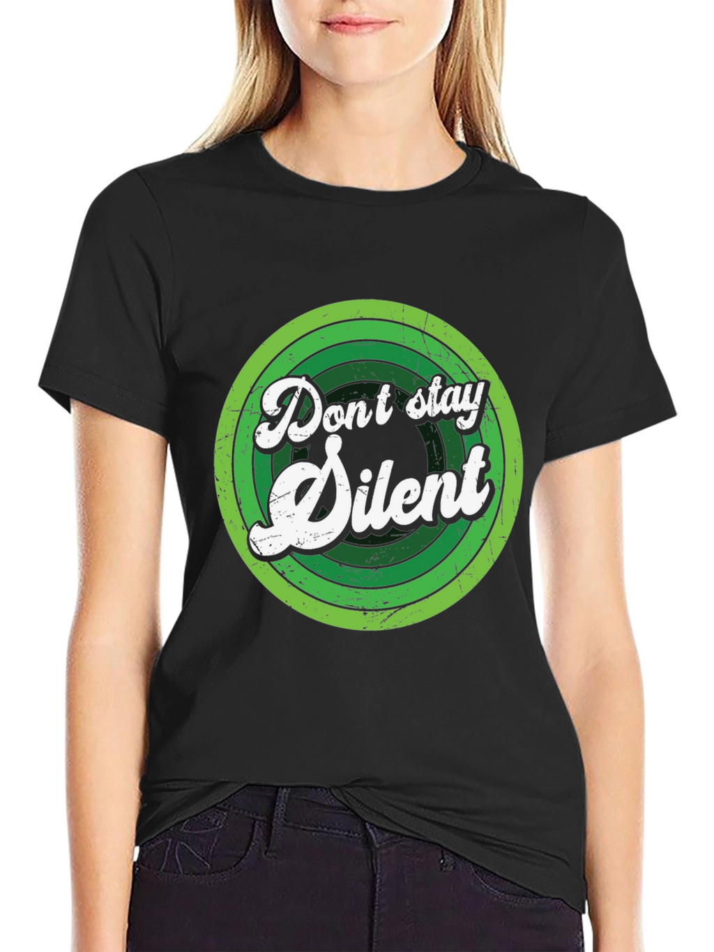 Dont Stay Silent Graphic Tee - Activism Shirt